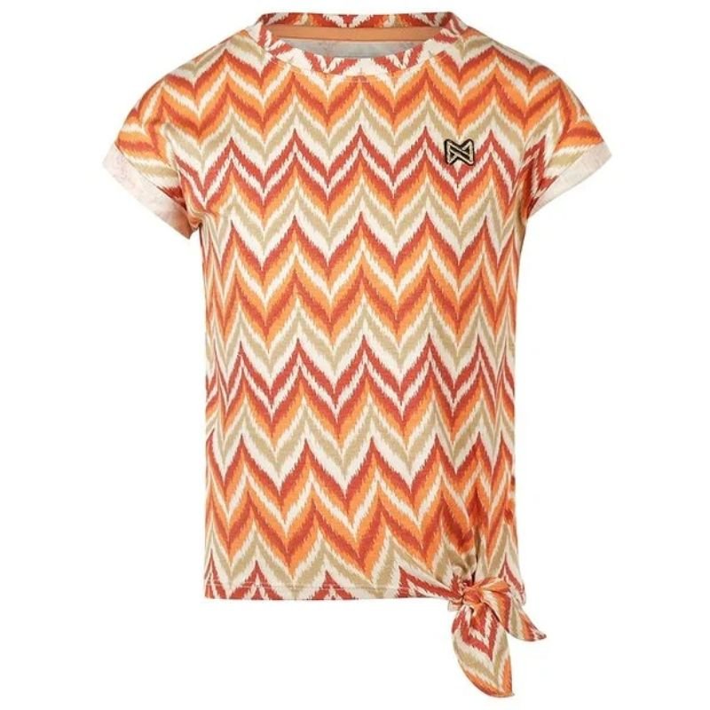 Multi colour geprint t-shirt P54925 - Capuchon Fashion