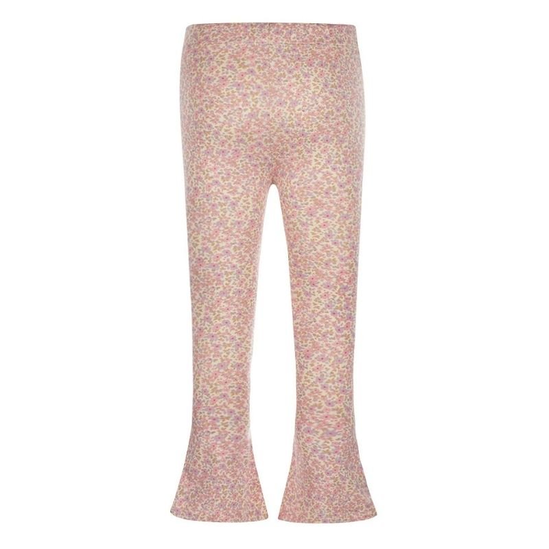 Multi colour geprinte flared broek P54984 - Capuchon Fashion