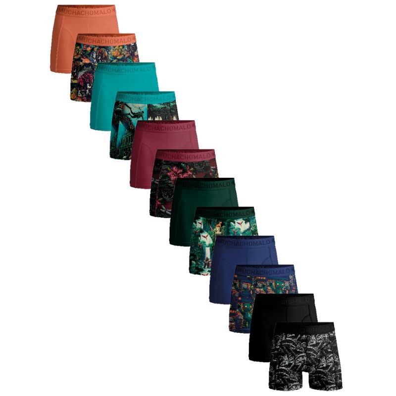 Multicolor 12 - pack boxershorts Print/Solid MEN - Capuchon Fashion