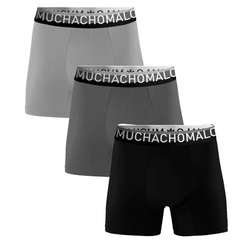 Multicolor 3 - pack boxershorts Cotton Solid MEN - Capuchon Fashion
