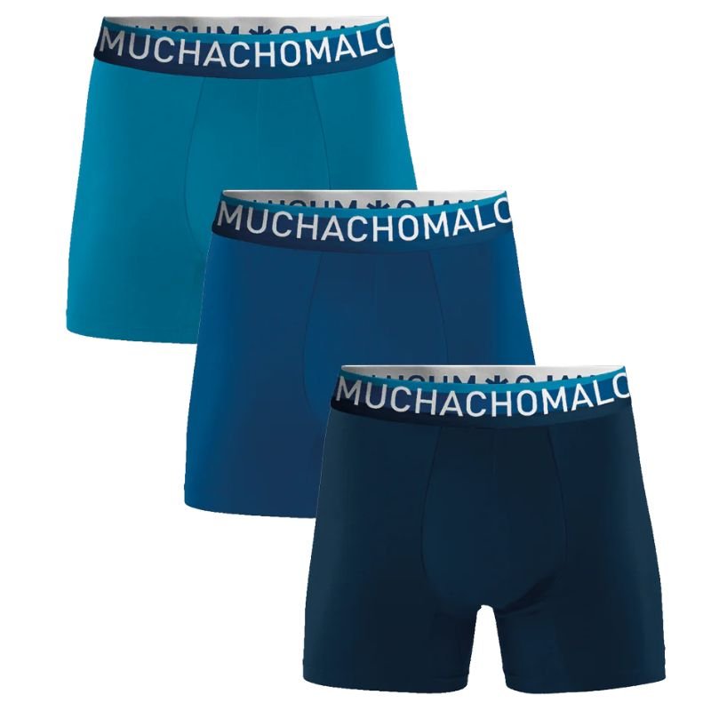 Multicolor 3 - pack boxershorts Cotton Solid MEN - Capuchon Fashion