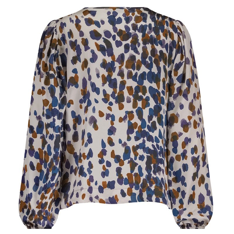 Multicolor top Kylie satin - Capuchon Fashion