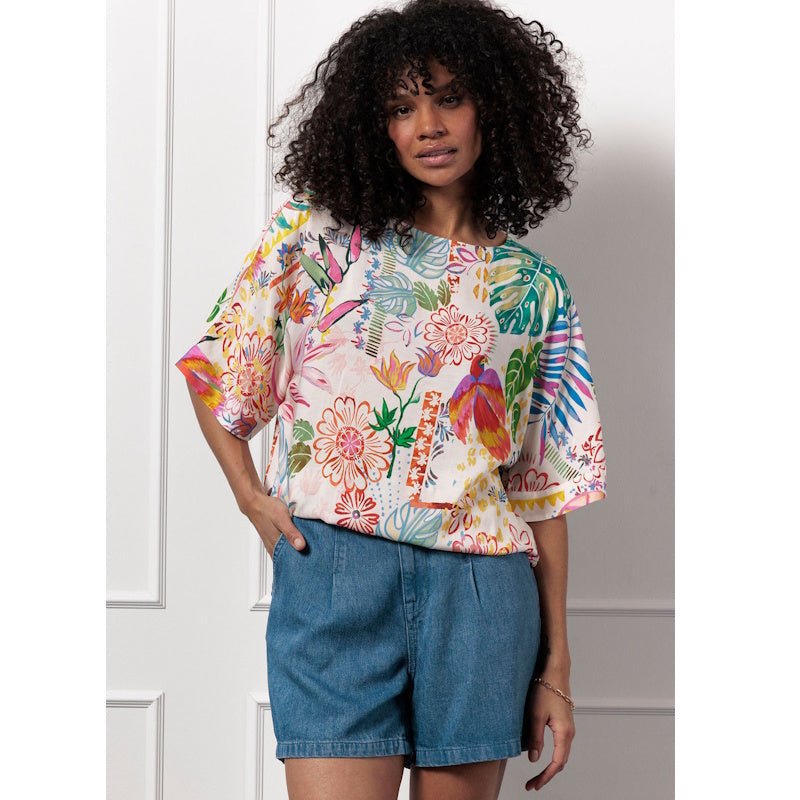 Multicolor top Patty festive - Capuchon Fashion