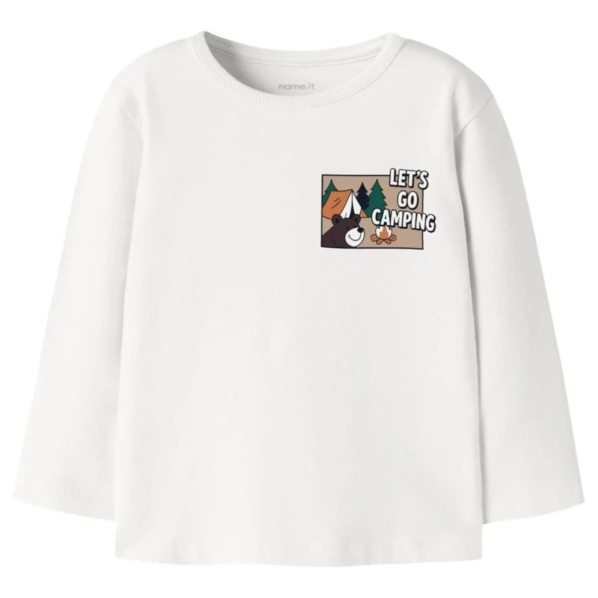 Wit geprinte longsleeve Oswalde