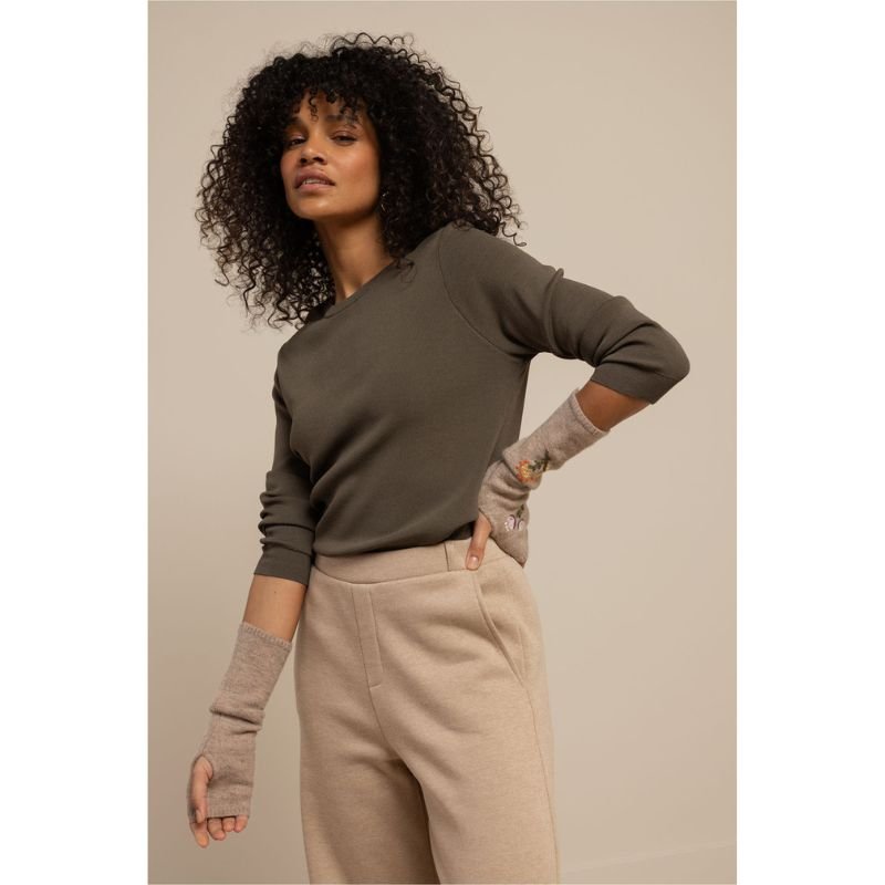 New Army pullover Luna 3/4 slv - Capuchon Fashion