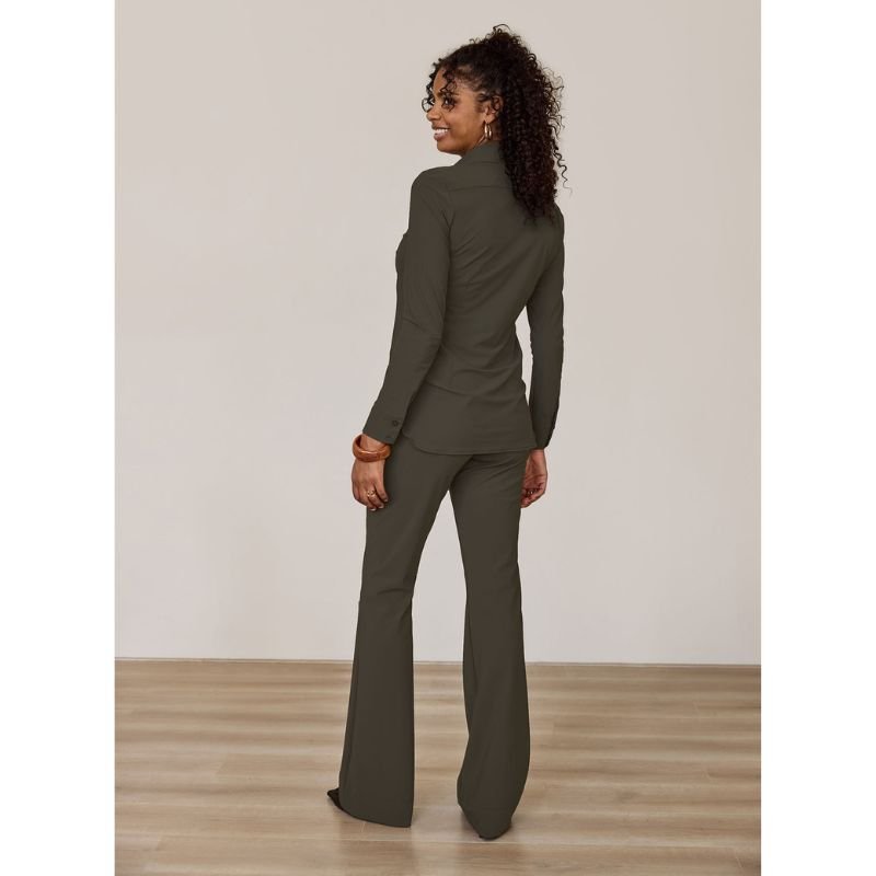 New Army travel trousers Flair bonded - Capuchon Fashion