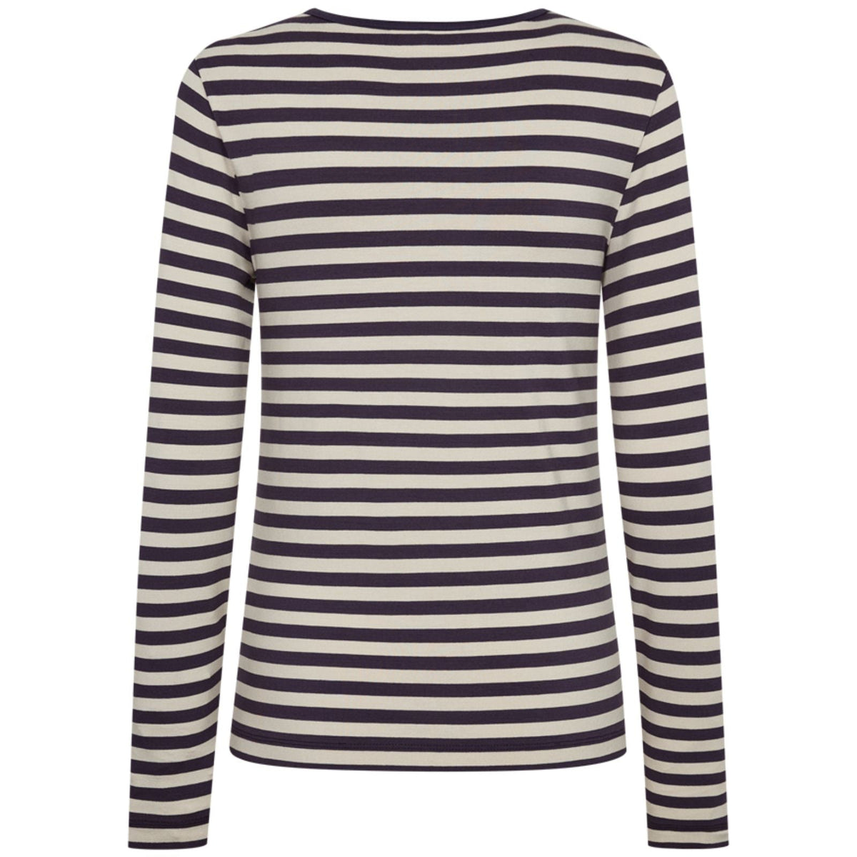 Nightshade gestreepte longsleeve tee Liana - Capuchon Fashion