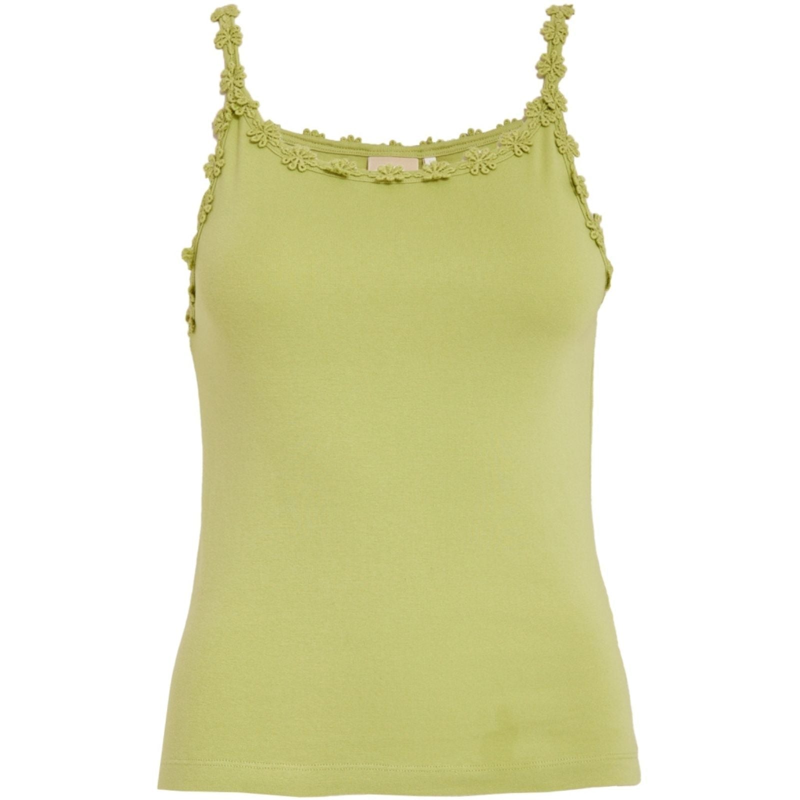 Nile Green organic GOTS strap top Alice - Capuchon Fashion