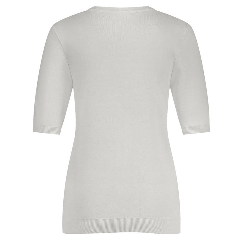 Offwhite basic pullover Lana ssl