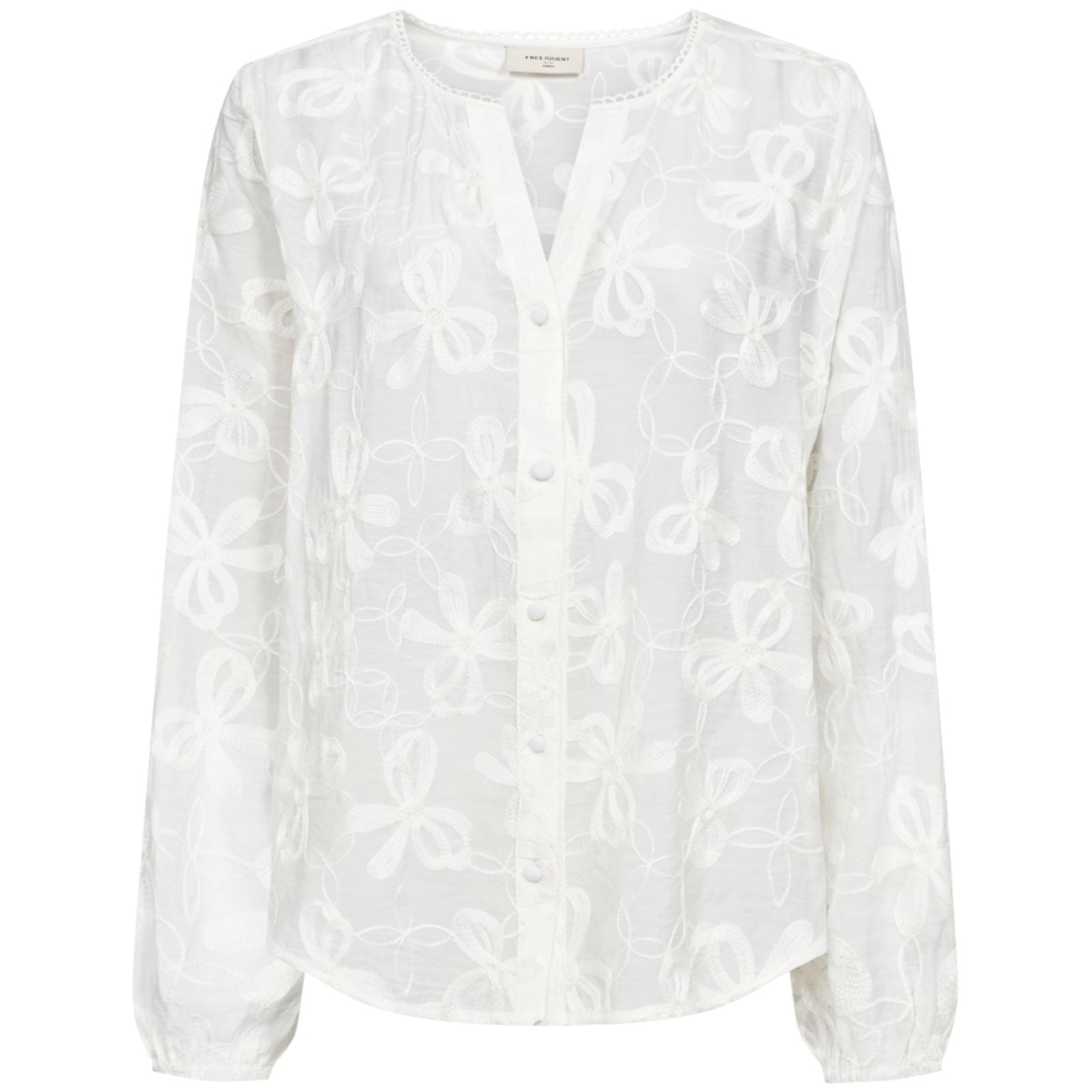 Offwhite embroidery blouse Randy - Capuchon Fashion