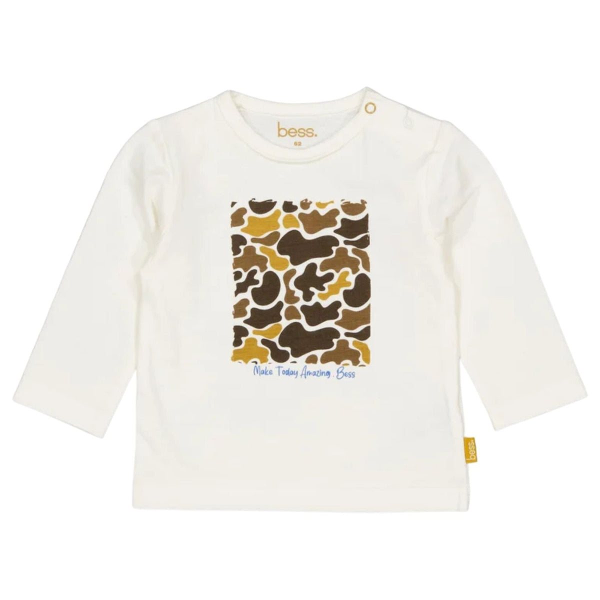 Offwhite geprinte longsleeve Albert - Capuchon Fashion