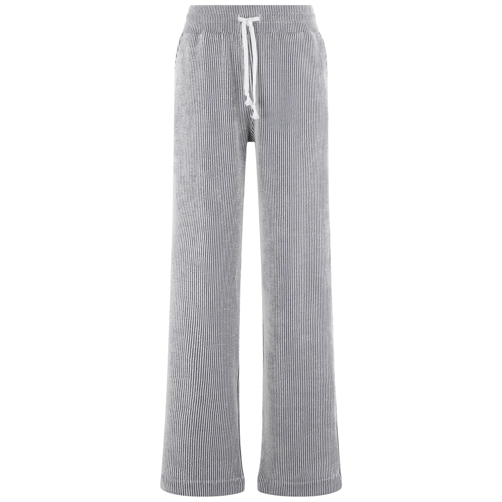 Offwhite gestreepte broek Beach Stripe - Capuchon Fashion