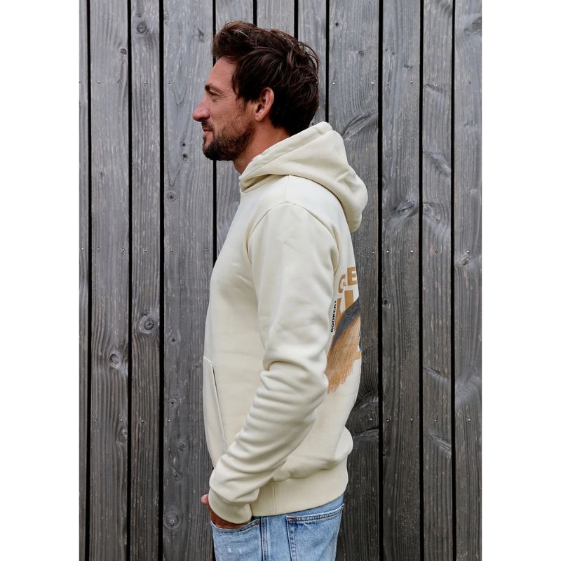 Offwhite hooded sweater Rookery - Capuchon Fashion