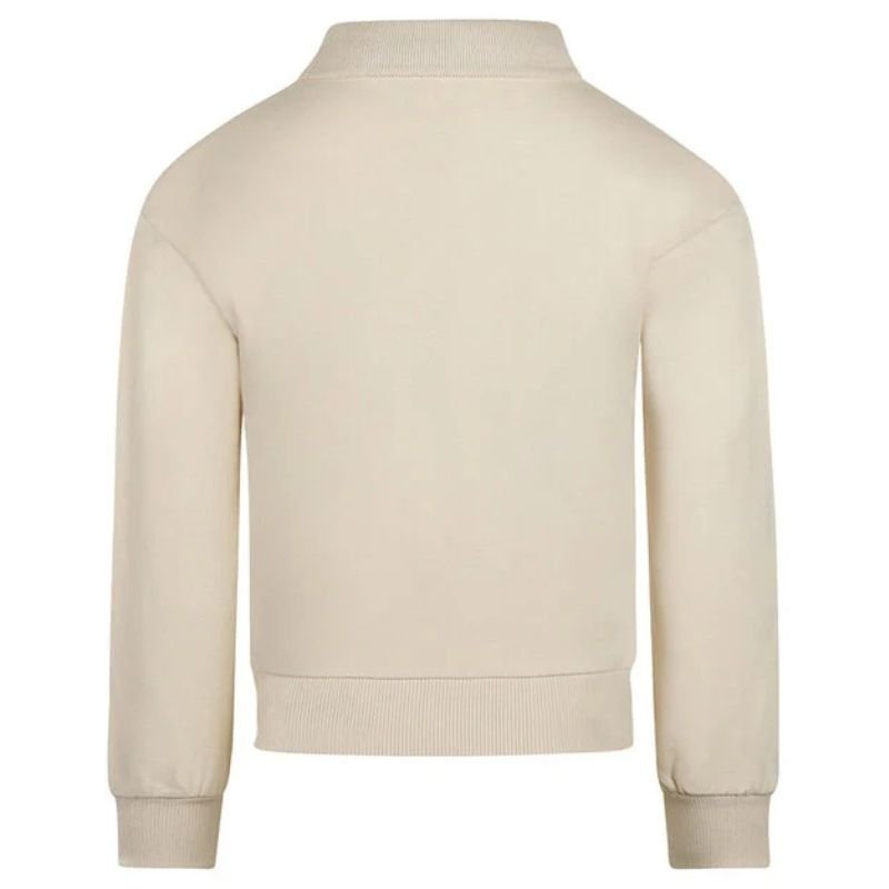 Offwhite sweater met polokraag O56830 - Capuchon Fashion