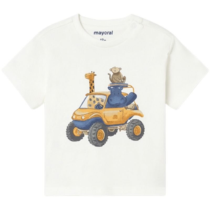 Offwhite vehicle korte mouw t-shirt 1010 - Capuchon Fashion