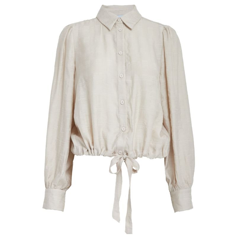 Offwhite viscose shirt Millene - Capuchon Fashion