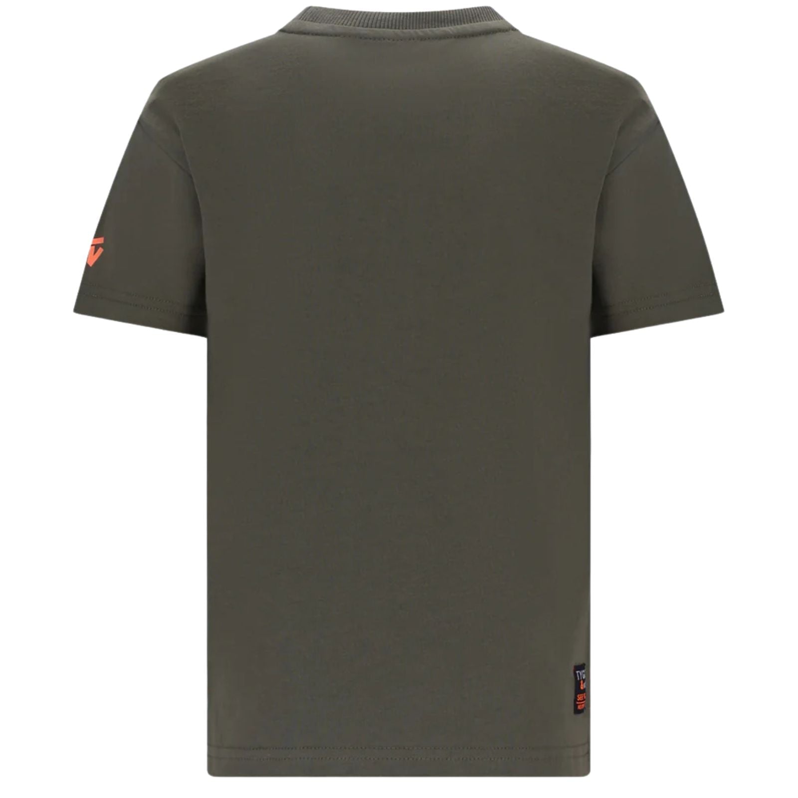 Olijfgroen loose fit t-shirt Trace - Capuchon Fashion
