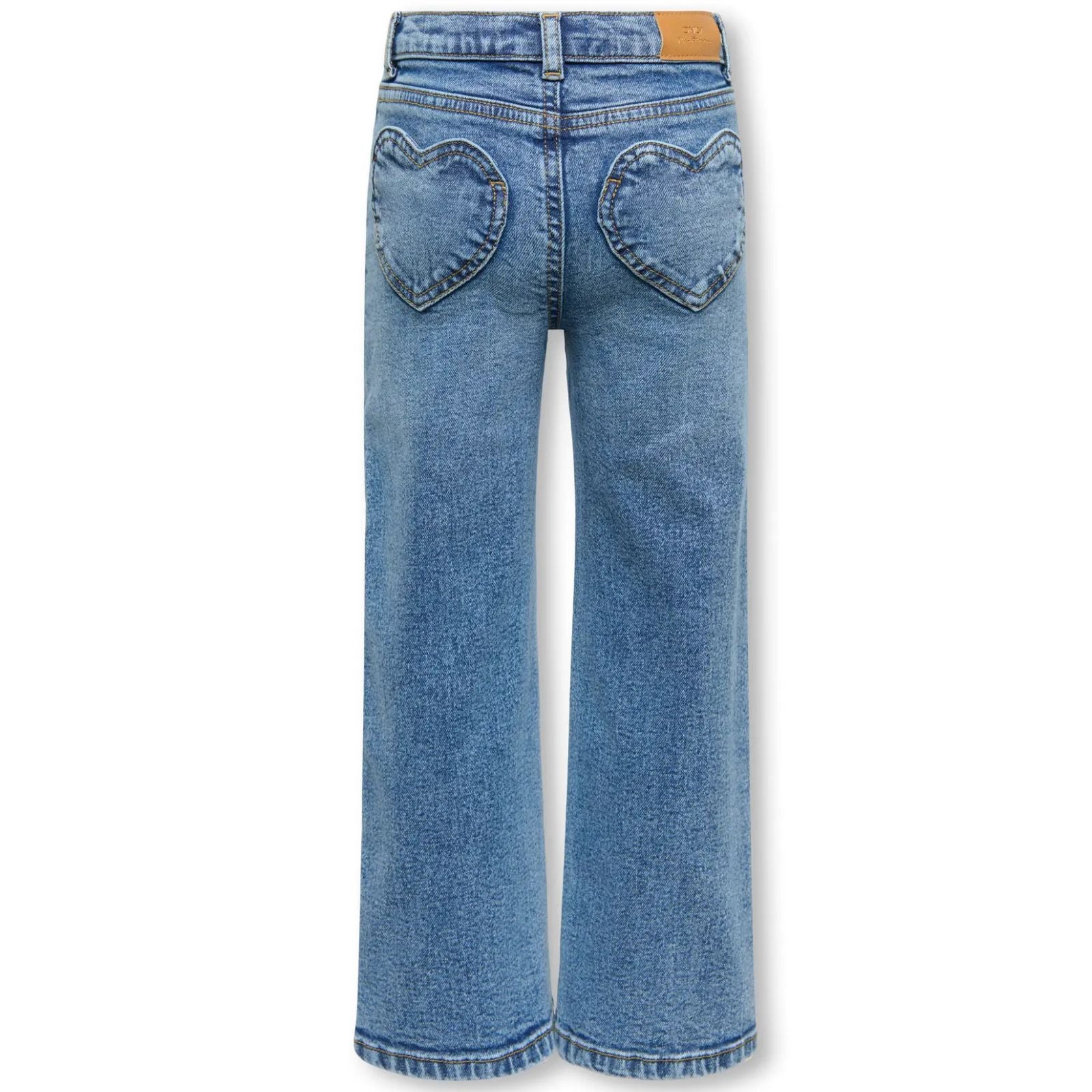Medium Blue Denim wide heart jeans Juicy