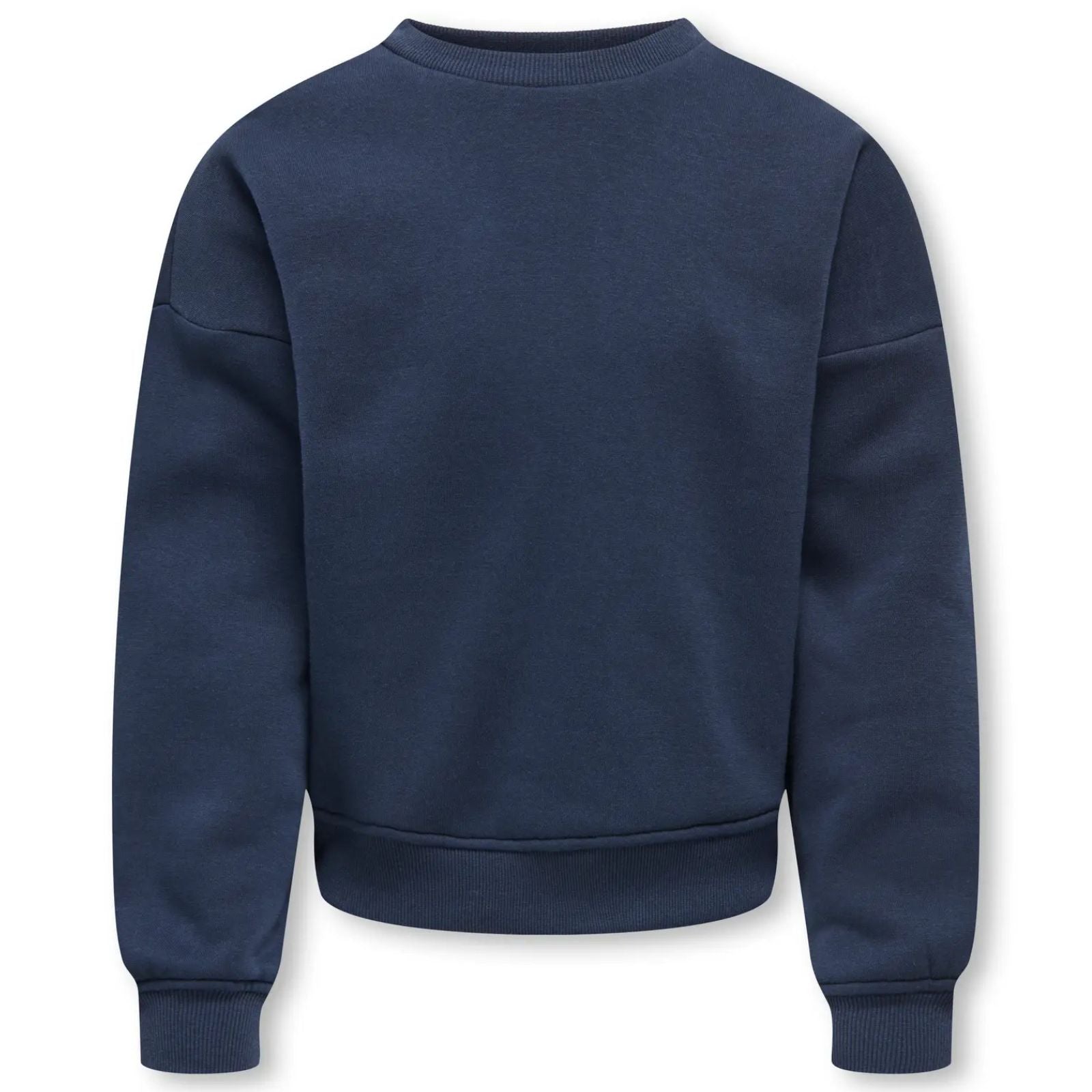 Donkerblauwe backprint sweater Sweat
