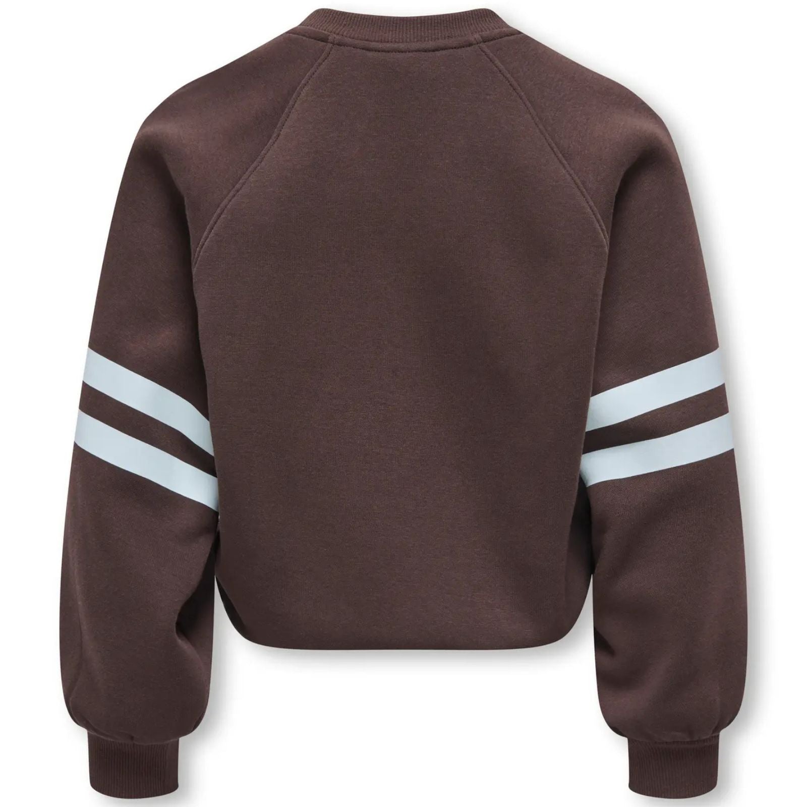 Donkerbruine v-neck geprinte sweater Coletta