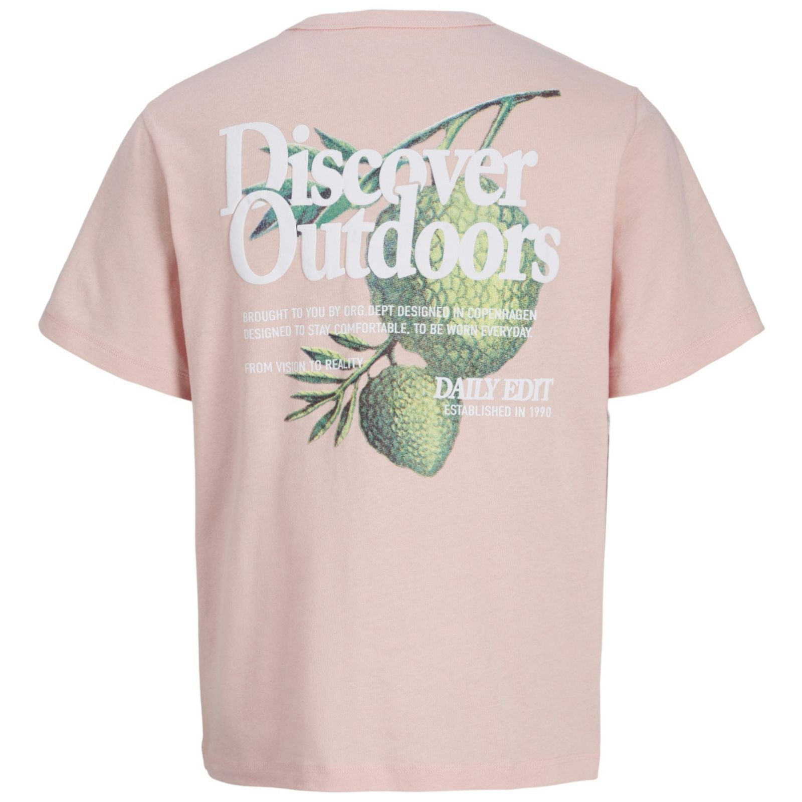 Oranje graphic multicolor t-shirt Montauk - Capuchon Fashion