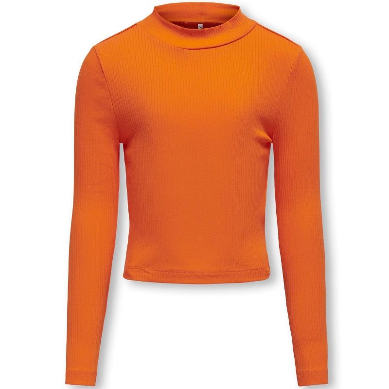 Oranje longsleeve Linea - Capuchon Fashion