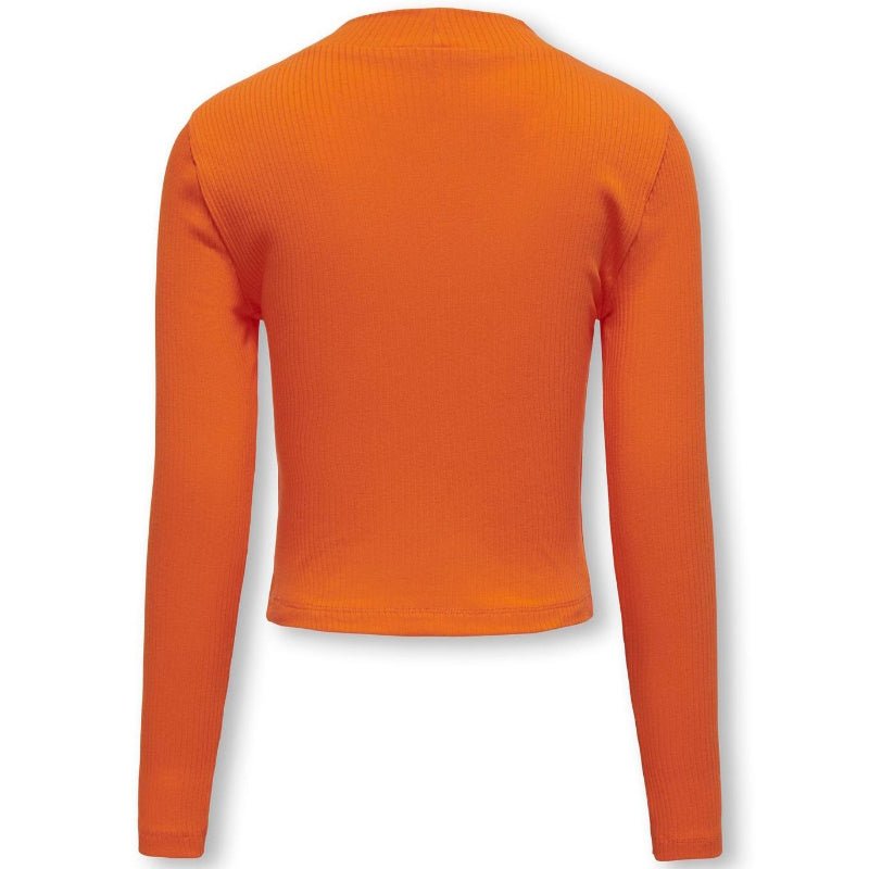 Oranje longsleeve Linea - Capuchon Fashion