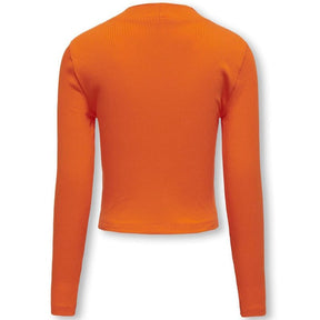 Oranje longsleeve Linea - Capuchon Fashion