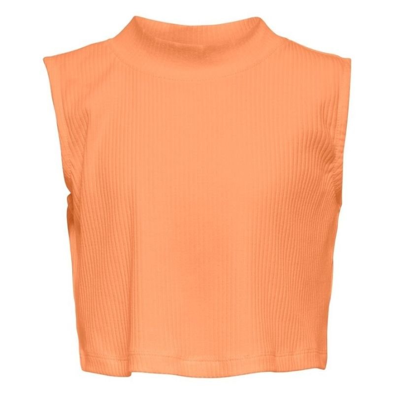 Oranje short top Linea - Capuchon Fashion