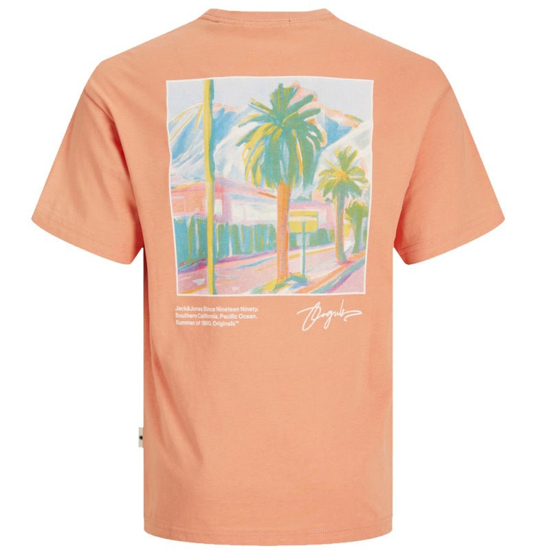 Oranje t-shirt Aruba Landscape - Capuchon Fashion