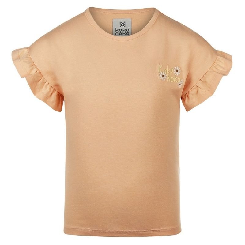 Oranje t-shirt P54909 - Capuchon Fashion