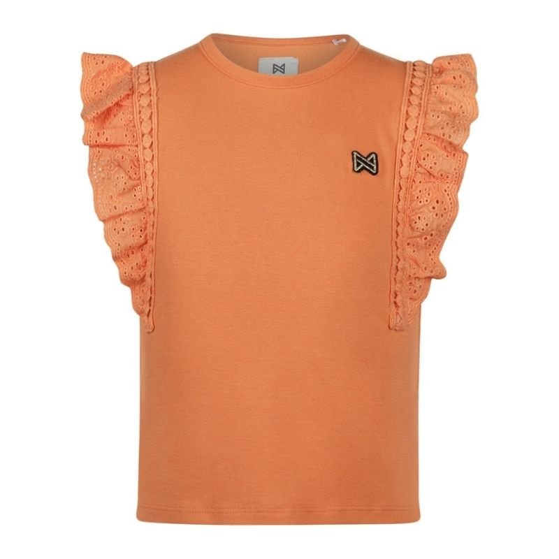 Oranje t-shirt P54940 - Capuchon Fashion