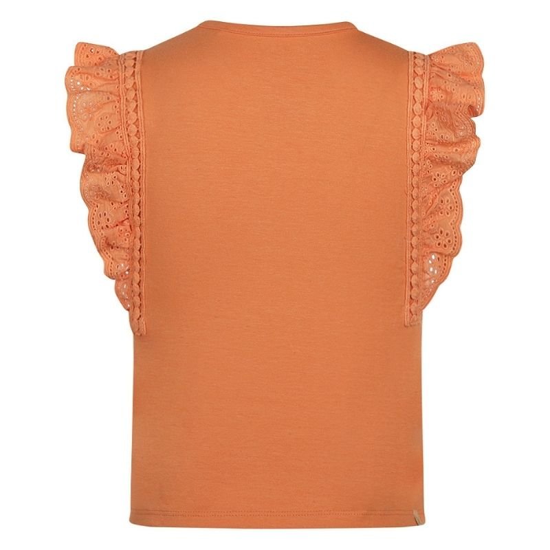 Oranje t-shirt P54940 - Capuchon Fashion