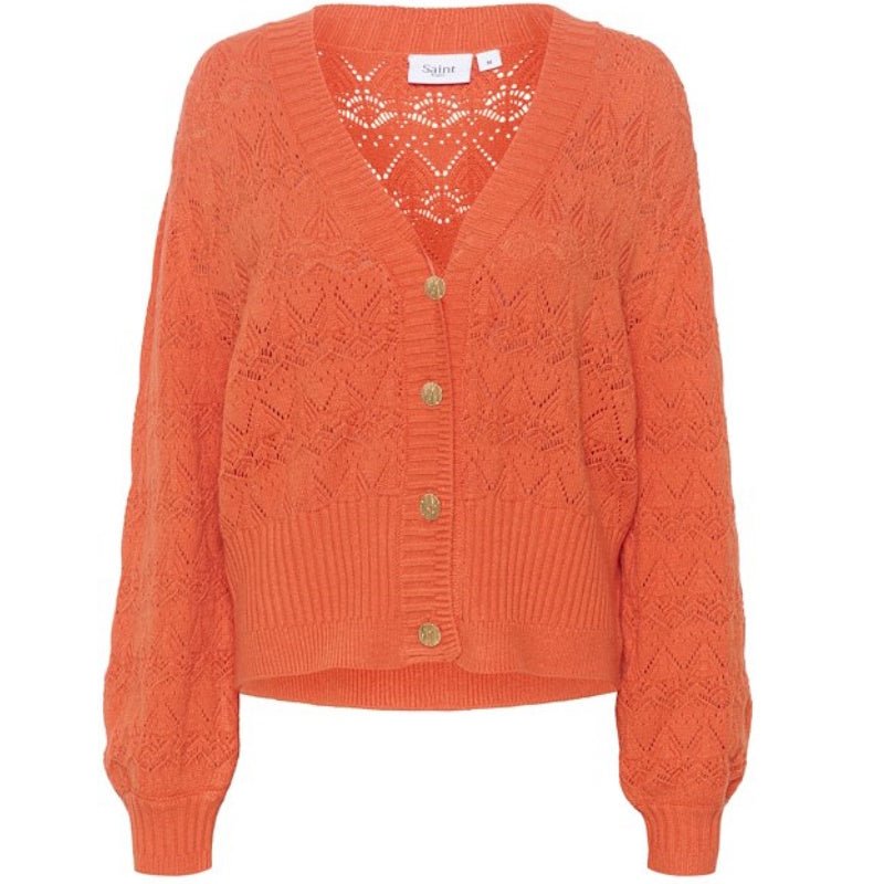 Oranje vest Douce - Capuchon Fashion
