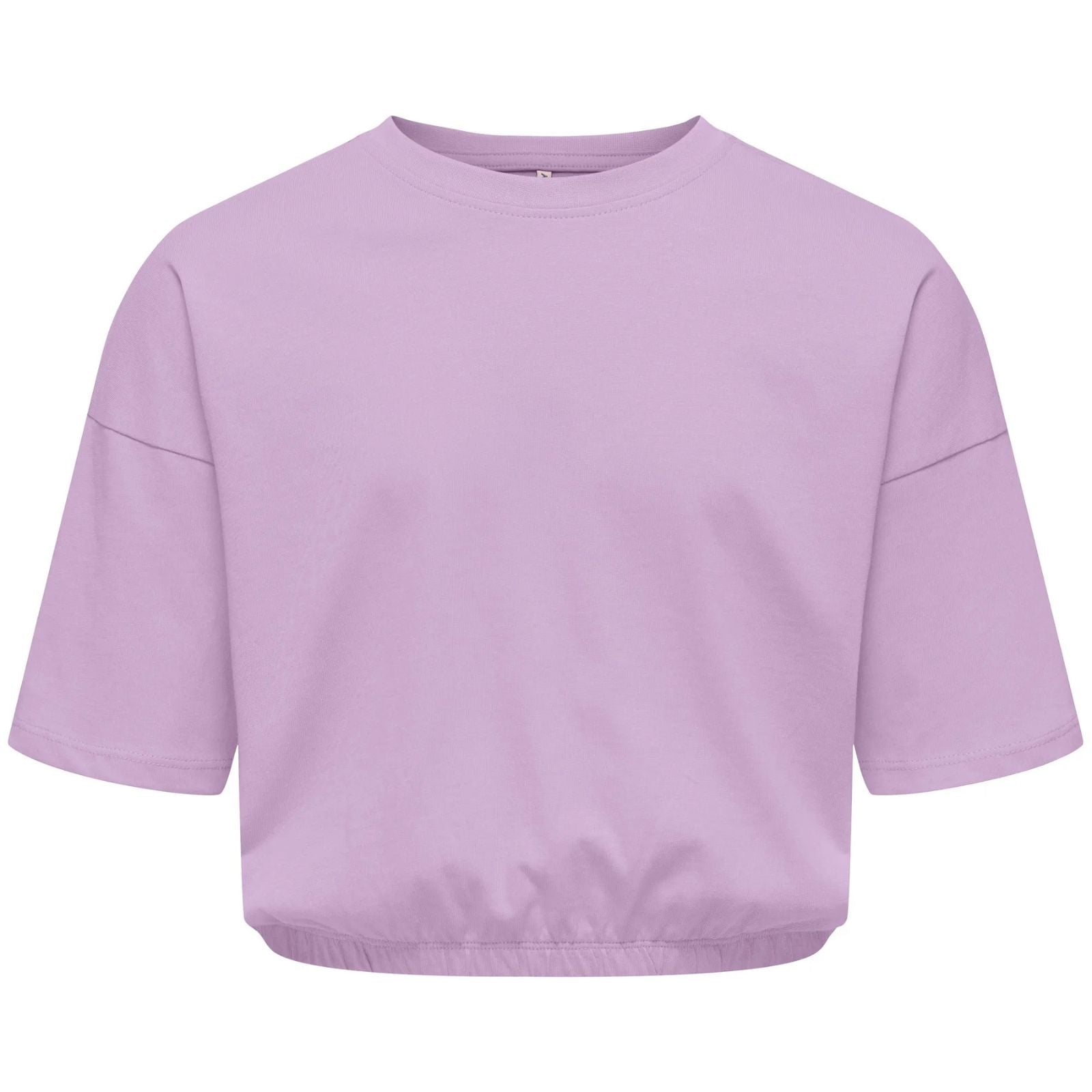 Paars regular box fit t-shirt Olia - Capuchon Fashion