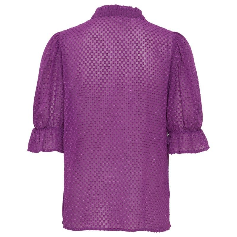 Paarse blouse Fazta - Capuchon Fashion