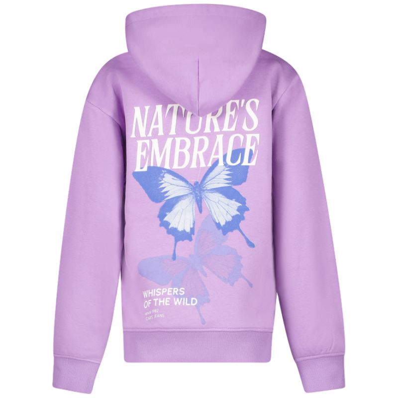 Paarse hoodie Aila - Capuchon Fashion