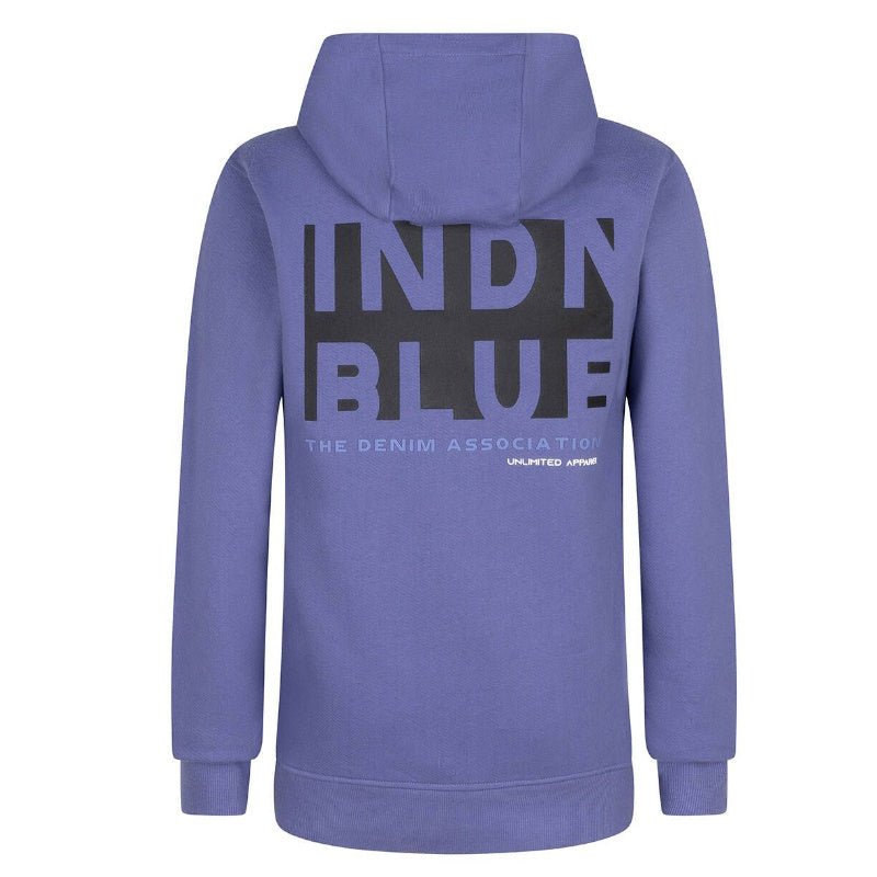 Paarse hoodie Indian Blue - Capuchon Fashion