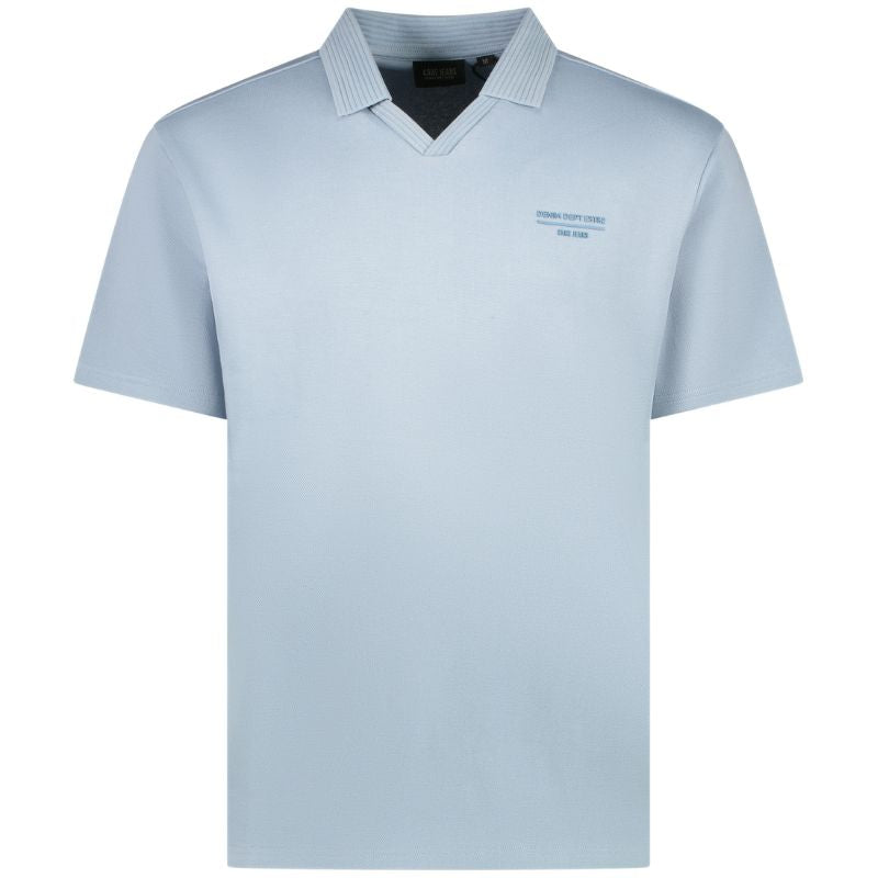 Grijsblauwe polo Capo