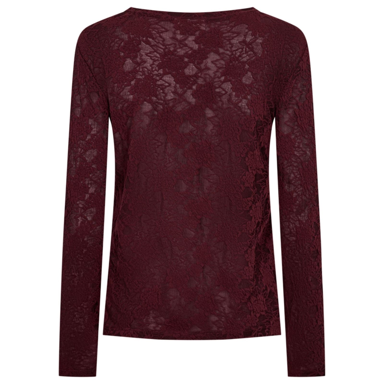 Port Royale floral mesh top Esvia - Capuchon Fashion