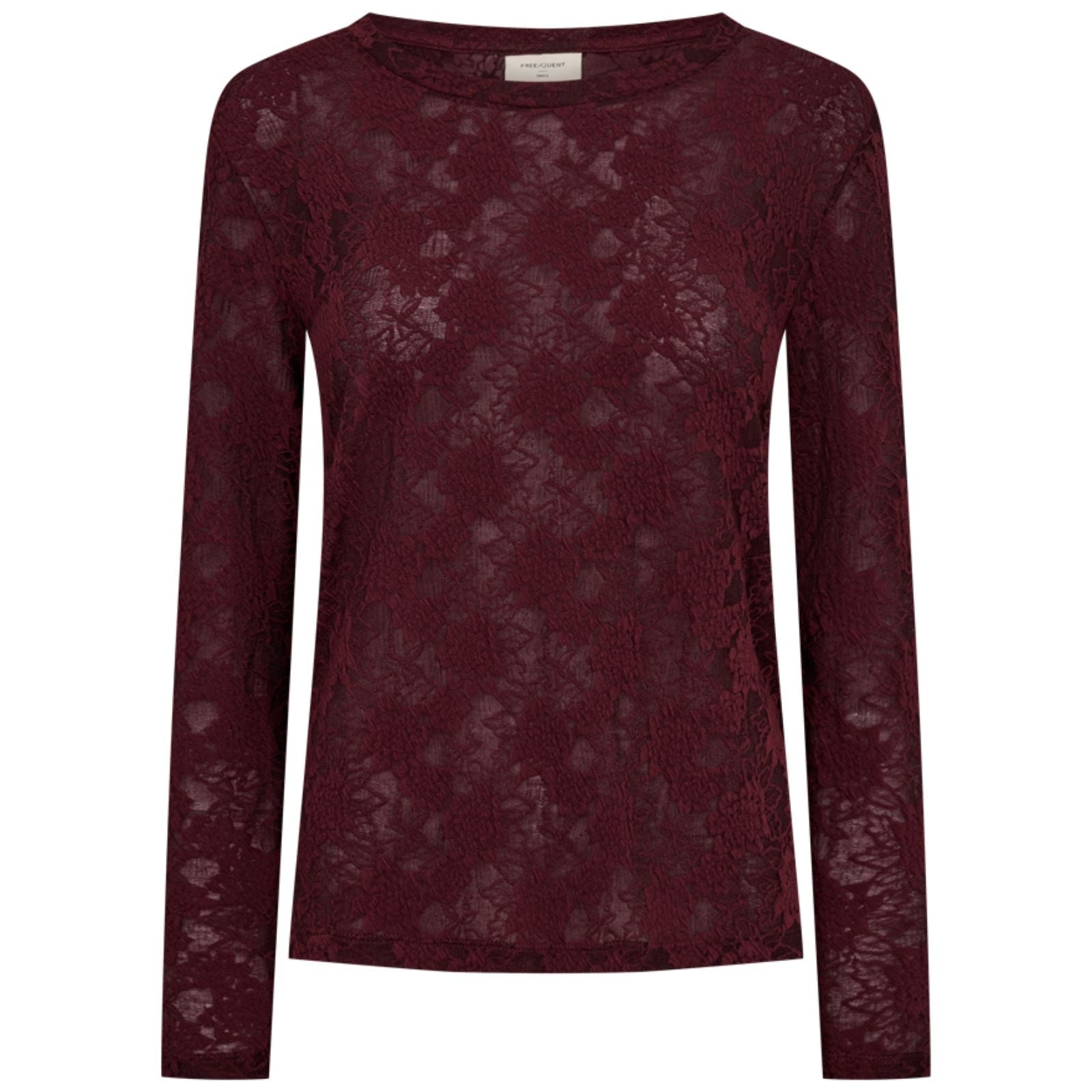 Port Royale floral mesh top Esvia - Capuchon Fashion