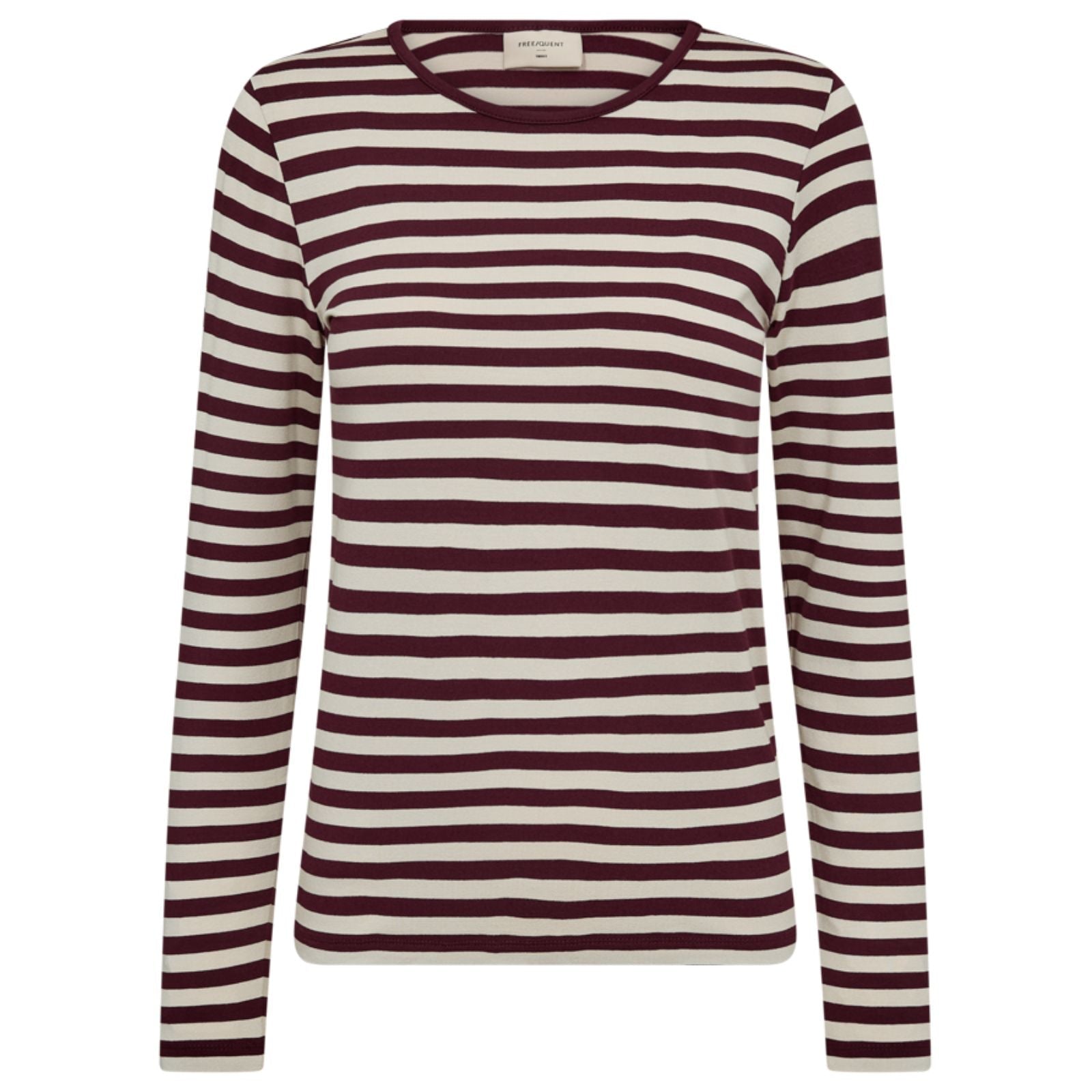 Port Royale met Moonbeam gestreepte longsleeve tee Liana - Capuchon Fashion