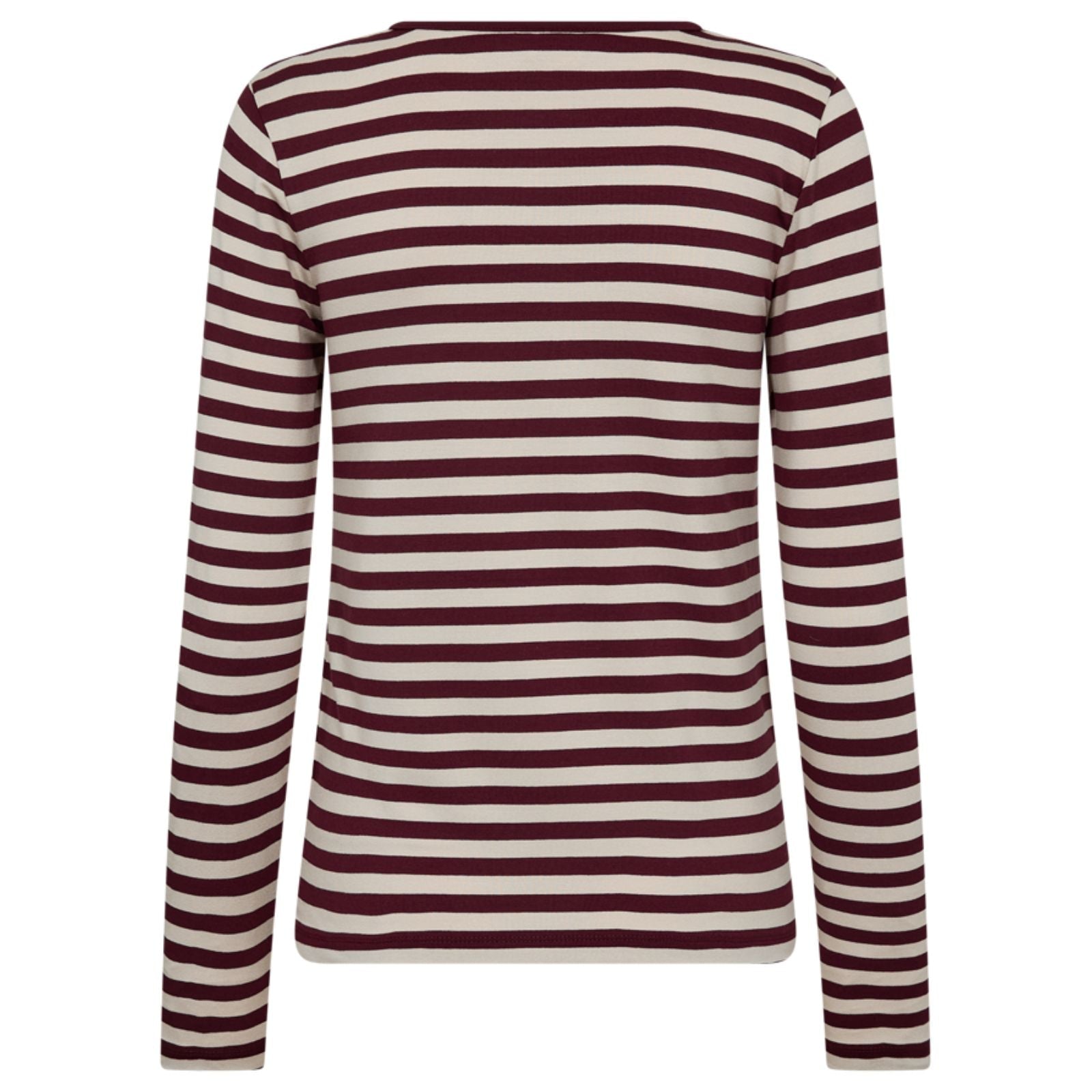 Port Royale met Moonbeam gestreepte longsleeve tee Liana - Capuchon Fashion
