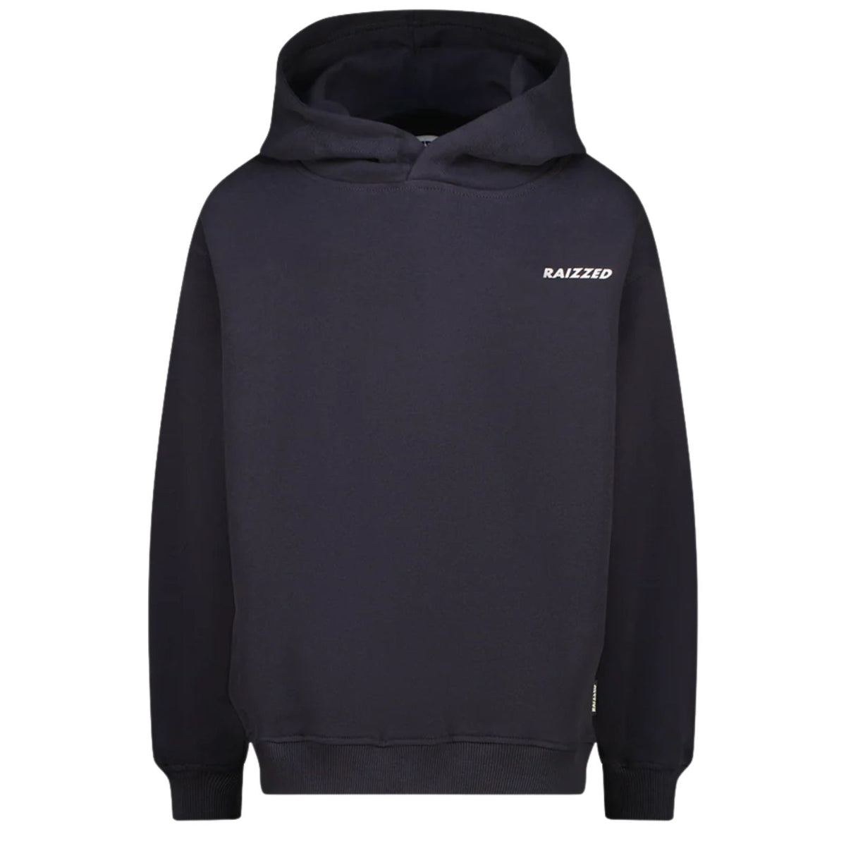 Donkerblauwe backprint hoodie Hower