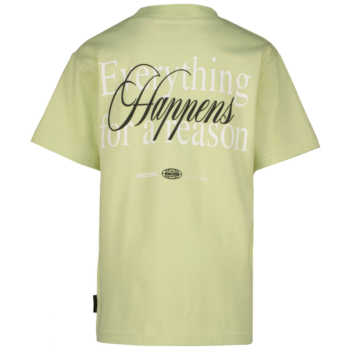 Cool lime backprint t-shirt Happens