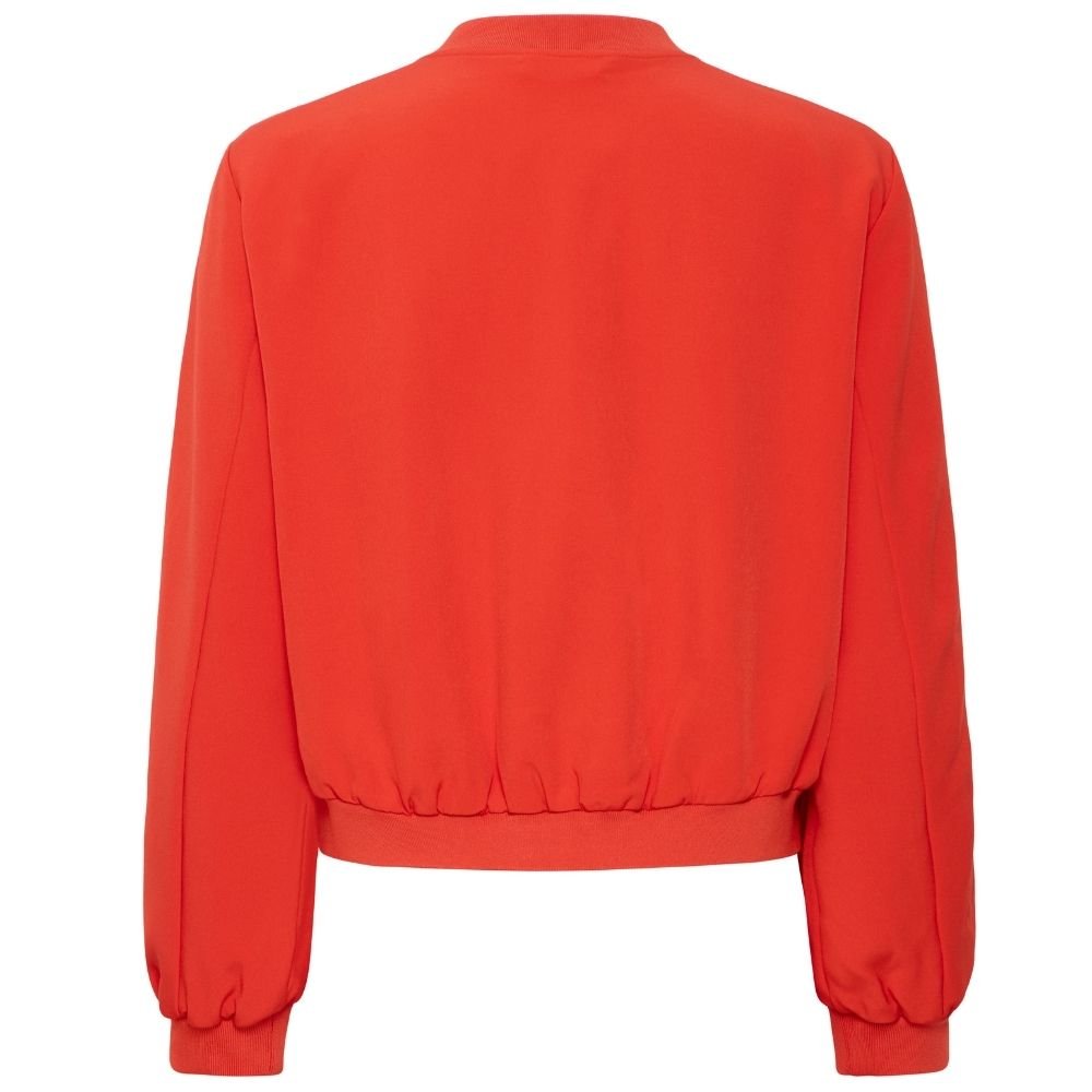 Rode jacket Folavi - Capuchon Fashion