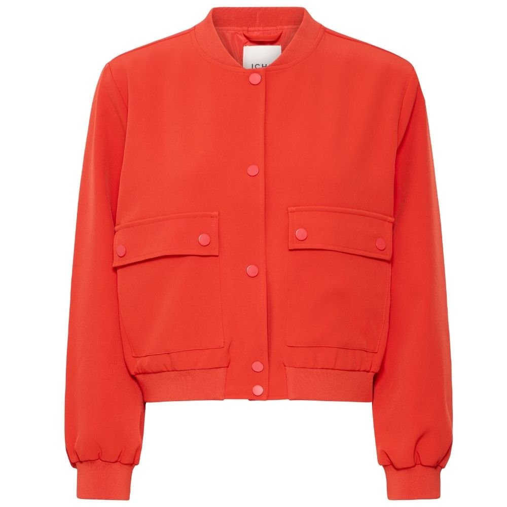 Rode jacket Folavi - Capuchon Fashion