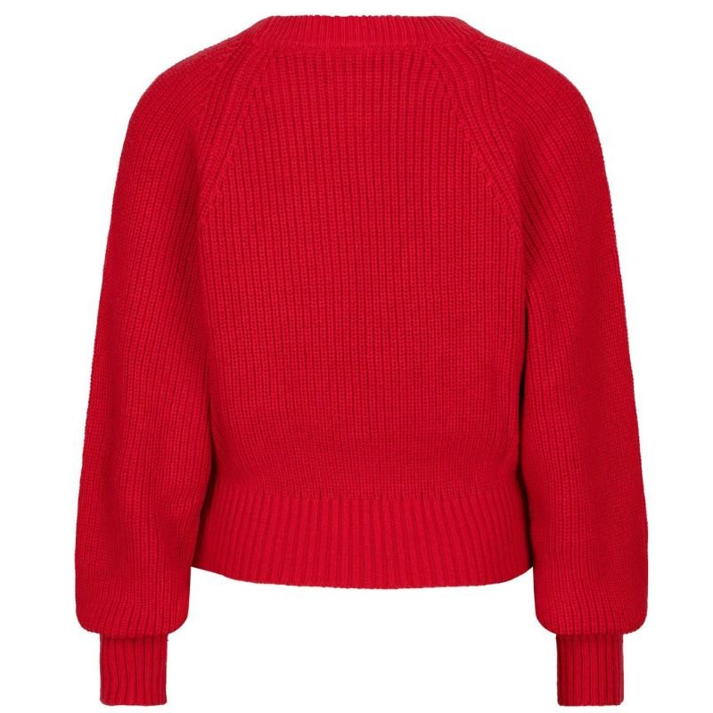 Rode sweater Cut Out - Capuchon Fashion