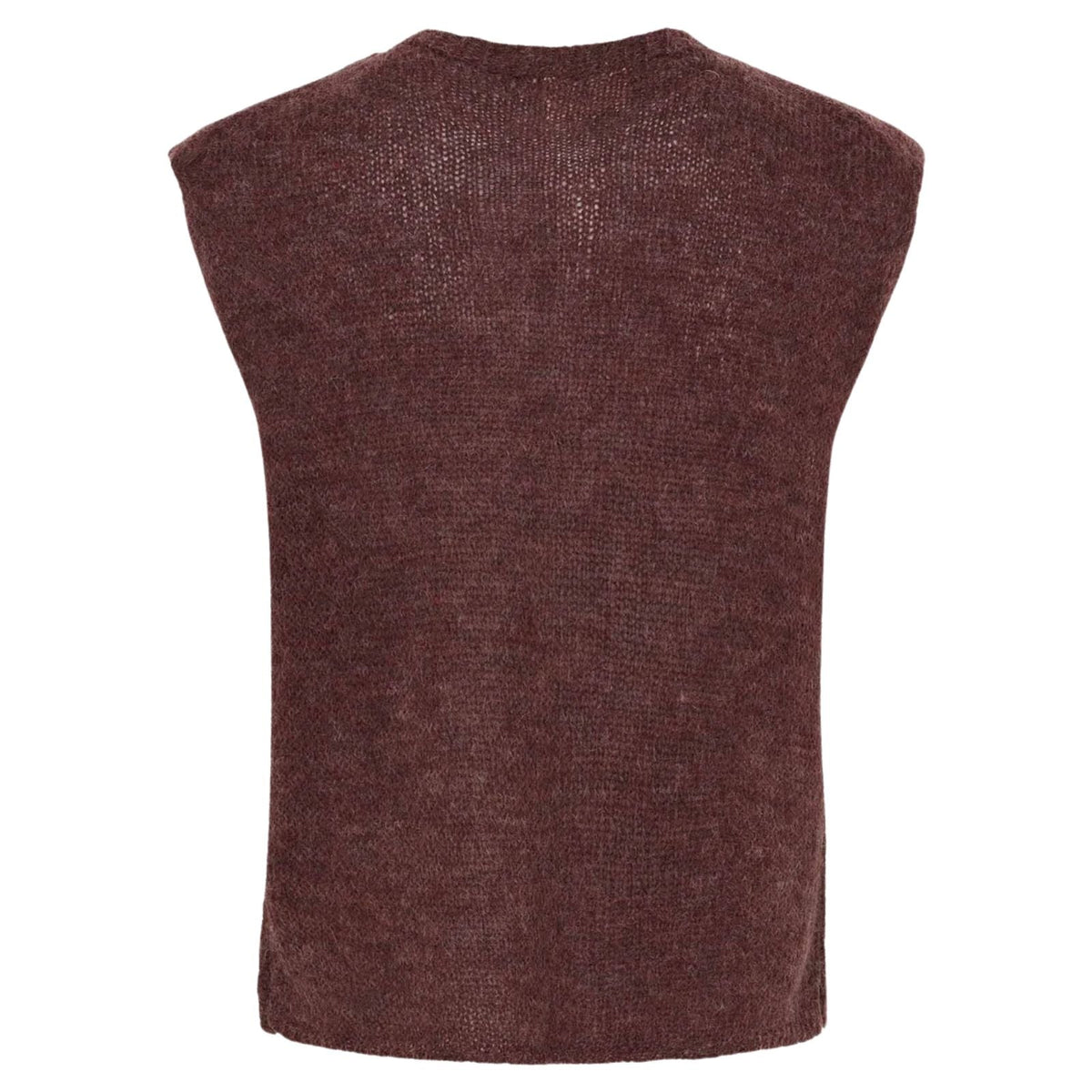 Rood gemeleerde waistcoat Cosima - Capuchon Fashion