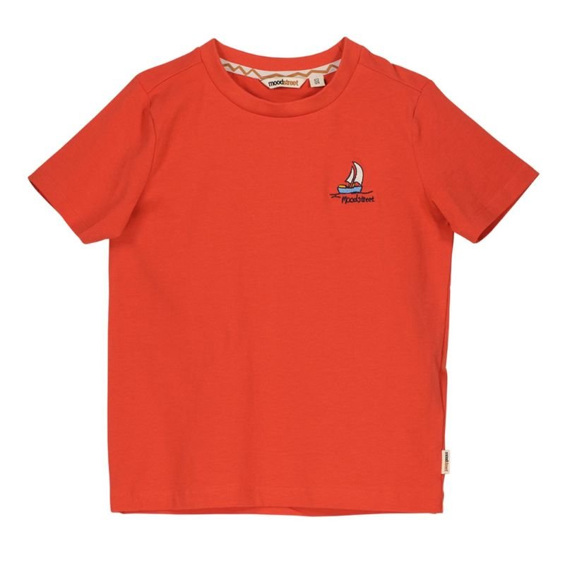 Rood t-shirt 6430 - Capuchon Fashion